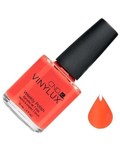 Лак cnd vinylux electric orange 112 15 мл Cnd