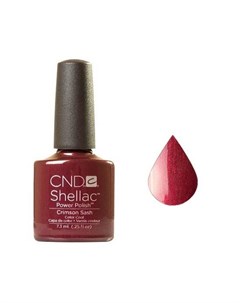 Cnd shellac гель лак crimson sash 7 3 мл