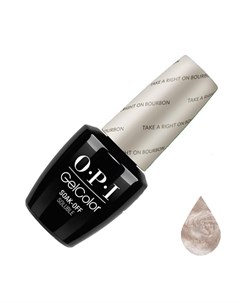 Opi gelcolor гель лак take a right on bourbon 15 мл