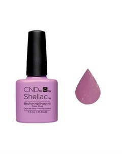 Cnd shellac гель лак beckoning begonia 7 3 мл