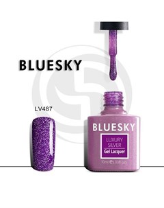 Luxury Silver Гель лак LV487 10мл Bluesky
