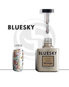 Luxury Silver Гель лак LV512 10мл Bluesky