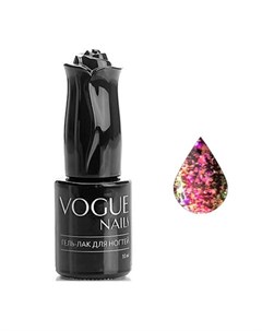 Гель лак с хлопьями юки vogue nails шоу конфетти 10 мл Vogue nails