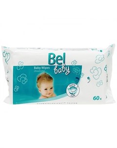 Детские влажные салфетки Bel Baby Wipes для чувствительной кожи 60шт Hartmann