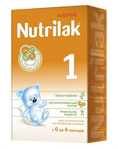 Смесь сухая молочная 1 350гр Nutrilak