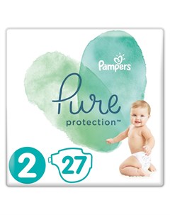 Подгузники Pure Protection Mini 2 4 8кг 27шт Pampers