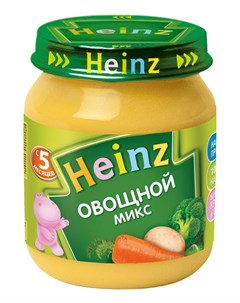 Пюре Овощной микс 120гр Heinz