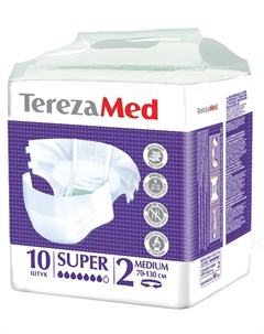 Подгузники для взрослых Super Medium 2 10шт Terezamed