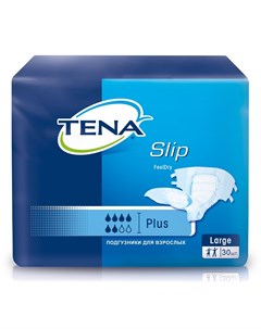 Подгузники TENA Slip Plus Feel Dry L 30шт Tena