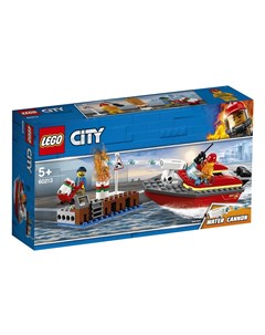 Конструктор City Fire 60213 Пожар в порту 97 деталей Lego
