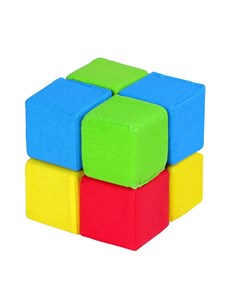 Кубики 4 цвета 8шт Мякиши