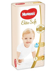 Подгузники Elite Soft 5 12 22кг 56шт Huggies