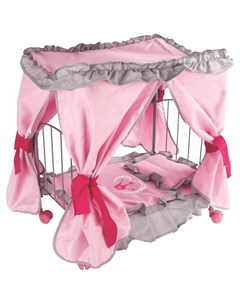 Кроватка для кукол Корона с балдахином Mary poppins