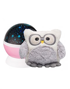 Ночник проектор звездного неба Little Owl с развивающей игрушкой Roxy kids