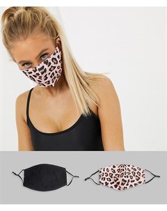 Эксклюзивный набор из 2 масок для лица с регулируемыми ремешками Designb london
