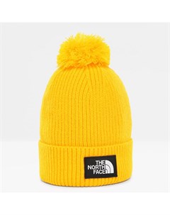 Шапка THE NORTH FACE Tnf Logo Box Pom Tnf Yellow 2020 The north face