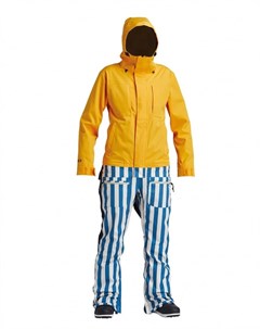 Комбинезон для сноуборда женский AIRBLASTER W S Stretch Freedom Suit Sungold Stripe 2020 Airblaster