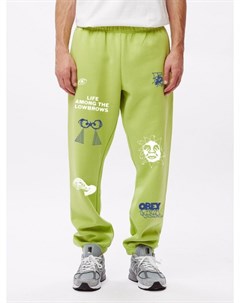 Спортивные брюки Chosen All Eyez Sweatpants Key Lime 2020 Obey