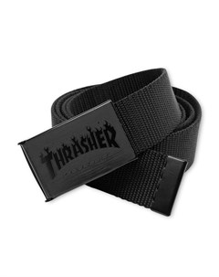 Ремень THRASHER Flame Logo Web Black 2020 Thrasher