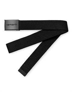 Ремень Clip Belt Chrome Black 2020 Carhartt wip