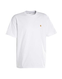 Футболка S S Chase T Shirt White Gold 2020 Carhartt wip