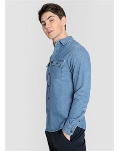 Базовая джинсовая рубашка Ostin