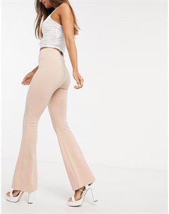 Розовые трикотажные брюки Asos design