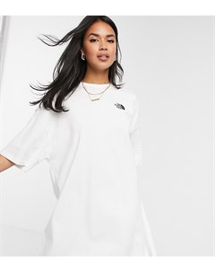 Белое платье футболка эксклюзивно для ASOS The north face
