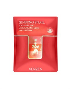 Маска для лица Ginseng Snail 30 г Venzen