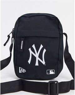 Черная сумка через плечо с логотипом New era
