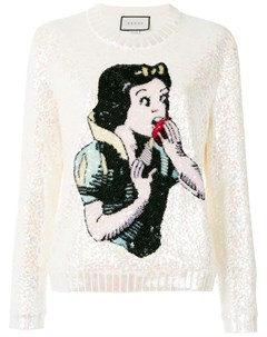 Трикотажный свитер Snow White Gucci