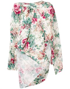 Асимметричная блузка с цветочным принтом Junya watanabe