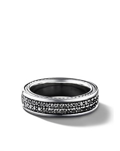 Серебряное кольцо Streamline с бриллиантами David yurman