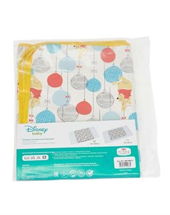 Пеленка клеенка Polini kids Disney baby Медвежонок Винни Чудесный день окантованная 48х68см Polini-kids