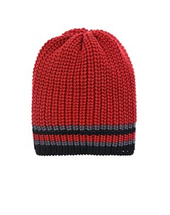 Красная шапка с полосками Catya