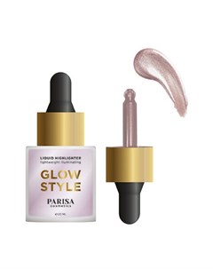Жидкий хайлайтер для лица Glow Style тон 02 Parisa cosmetics