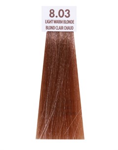 8 03 краска для волос светлый теплый блондин MACADAMIA COLORS 100 мл Macadamia natural oil