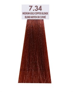 7 34 краска для волос средне золотистый медный блондин MACADAMIA COLORS 100 мл Macadamia natural oil