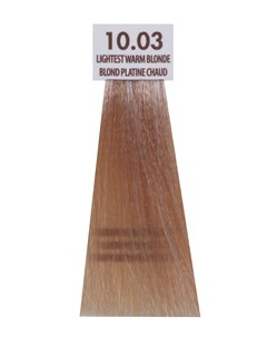 10 03 краска для волос платиновый теплый блондин MACADAMIA COLORS 100 мл Macadamia natural oil