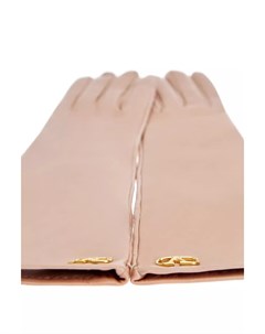 Перчатки из кожи наппа с литым логотипом VLOGO Signature Valentino garavani