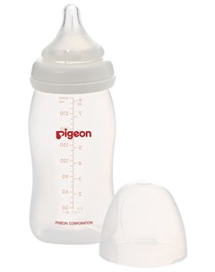 Бутылочка для кормления Перистальтик Плюс с широким горлом 240мл Pigeon