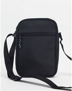 Черная сумка через плечо для авиапутешествий Asos design