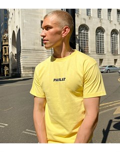 Желтая футболка с вышивкой эксклюзивно для ASOS Parlez