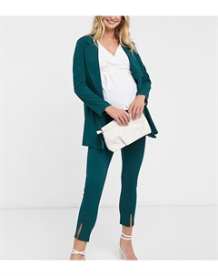 Зеленые узкие брюки ASOS DESIGN Maternity Asos maternity