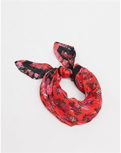 Красный платок с цветочным принтом Accessorize