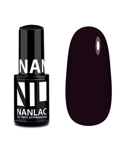 Гель лак 2185 Black violet NANLAC 6 мл Nano professional