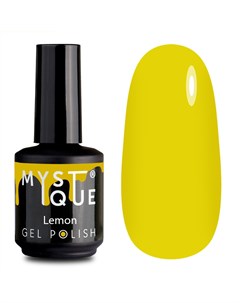 Гель лак Gel Polish 124 Lemon by 15 мл Mystique