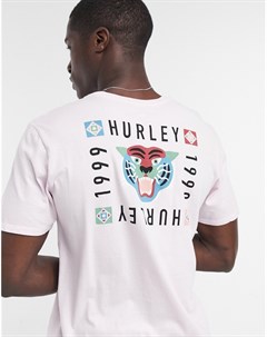 Розовая футболка Hurley