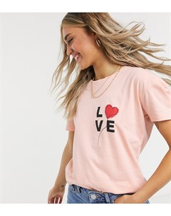 Свободная футболка с принтом Love Wednesday's girl