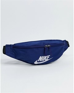 Темно синяя сумка кошелек на пояс Heritage Nike
